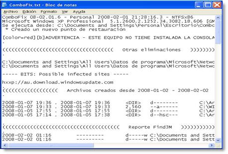 ComboFix Log File