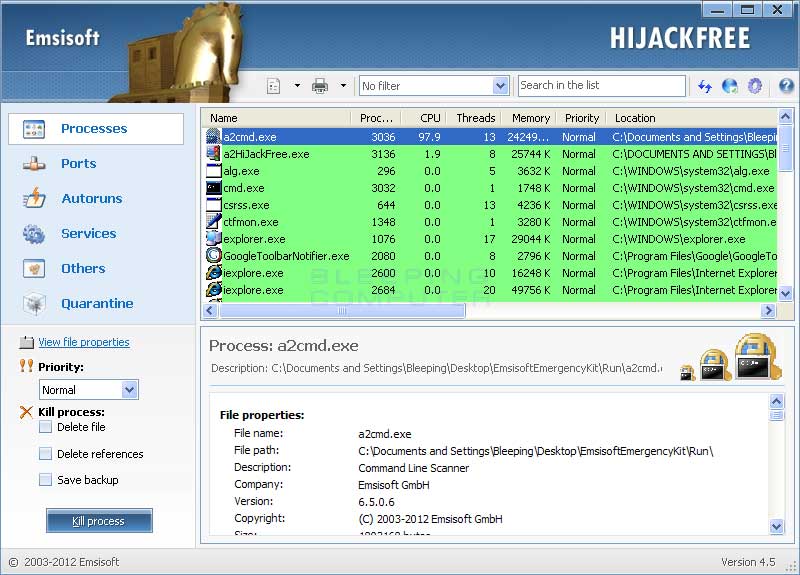 HIJACTHIS hijacthis: