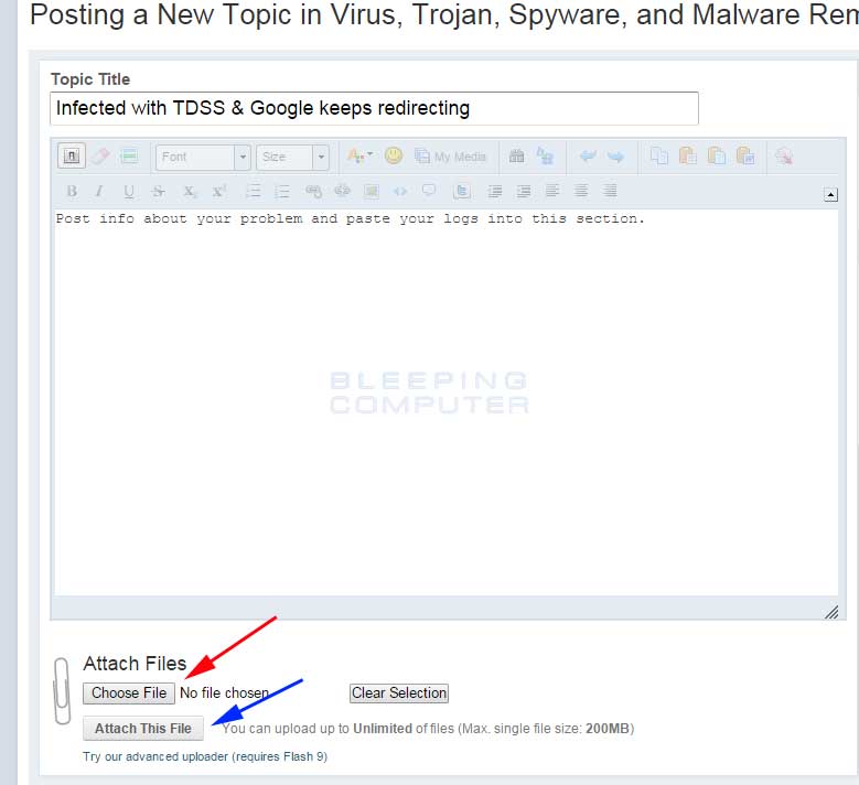 Attach Addition.txt to the topic