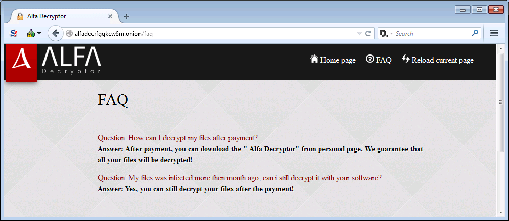 FAQ Page