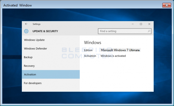 Free Activation Keys For Windows 10 Pro
