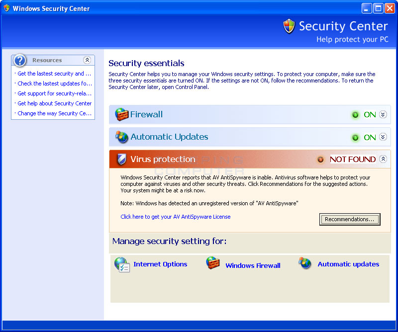 Microsoft Windows Vista Anti Spyware