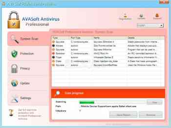 AVASoft Professional Antivirus Image
