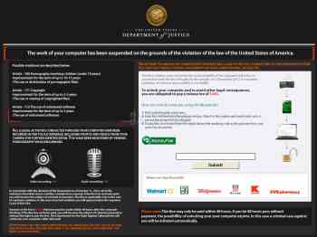 Department of Justice Ransomware Image