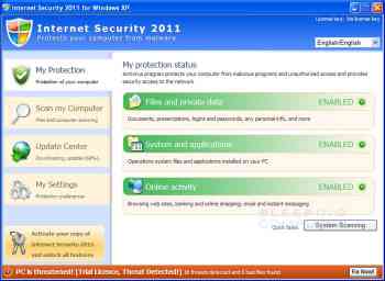 Internet Security 2011 Image