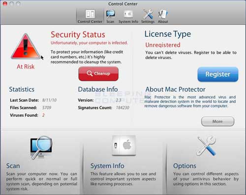 Mac Protector Screen shot