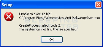 Malwarebytes Anti-Malware Screen
