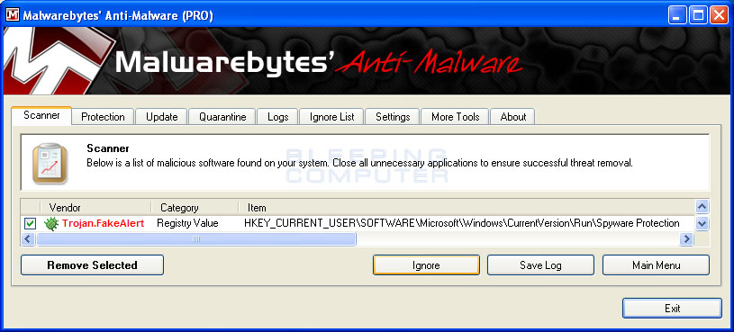 Remove Spyware Protection