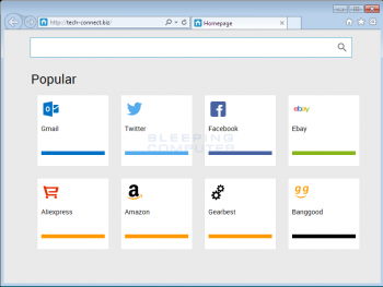 Tech-connect.biz Browser Hijacker Removal Guide Image