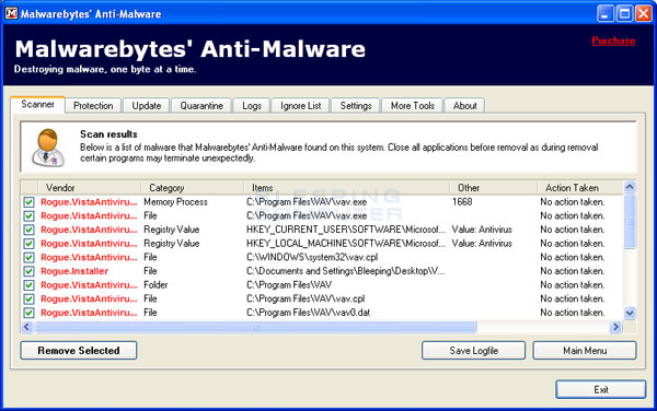 How to remove Vista Antivirus