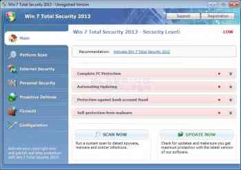 Win 7 Total Security 2013 Image