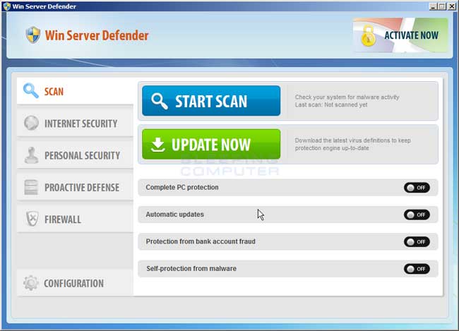 Win Server Defender screen shot