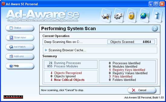 Scanning your computer