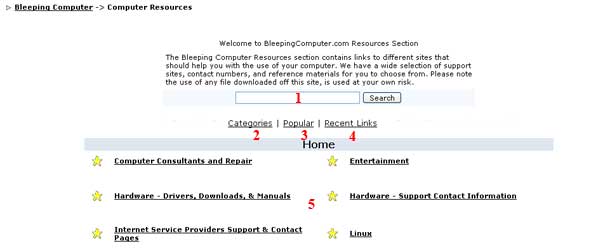 Tutorials Section of Bleeping Computer
