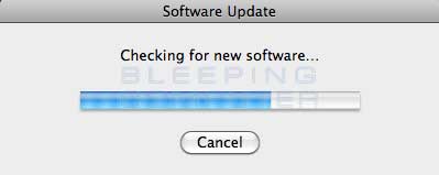 Checking for new software updates