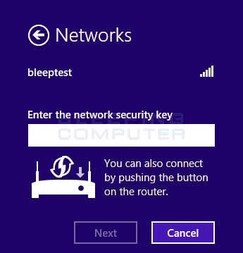 Network password