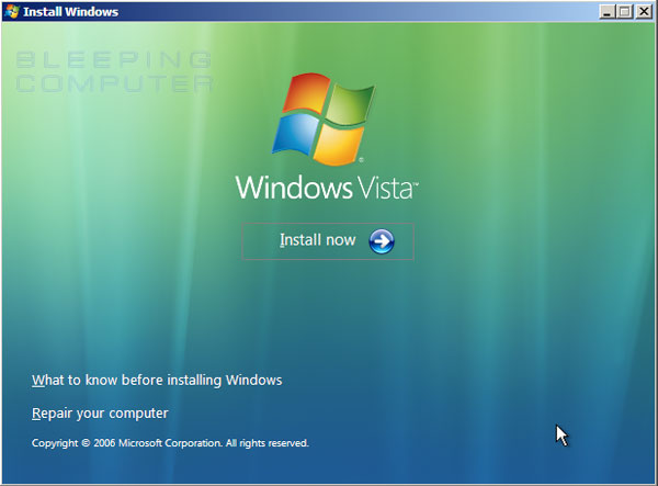 Windows Script Vista Repair