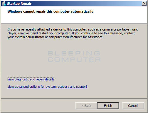 Startup Repair Tool Windows 7 Free