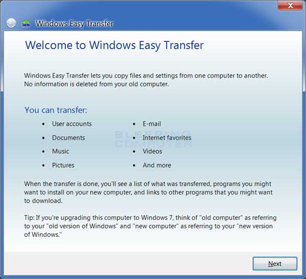Easy Windows Transfer