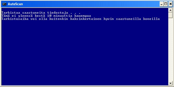 ComboFix tarkistaa konetta infektioiden varalta