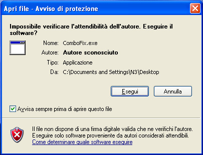 Windows Open File Security Warning