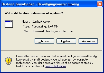 Download ComboFix Schermafbeelding