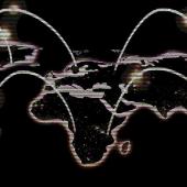 World Map Internet Web