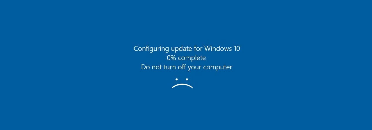 Windows 10 Update malheureux