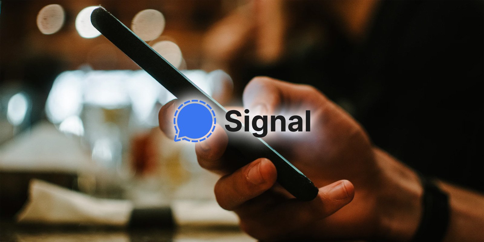 Person using signal