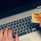 Online shopping credit card