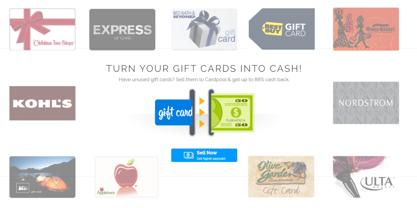 Sell Gift Cards to CardPool