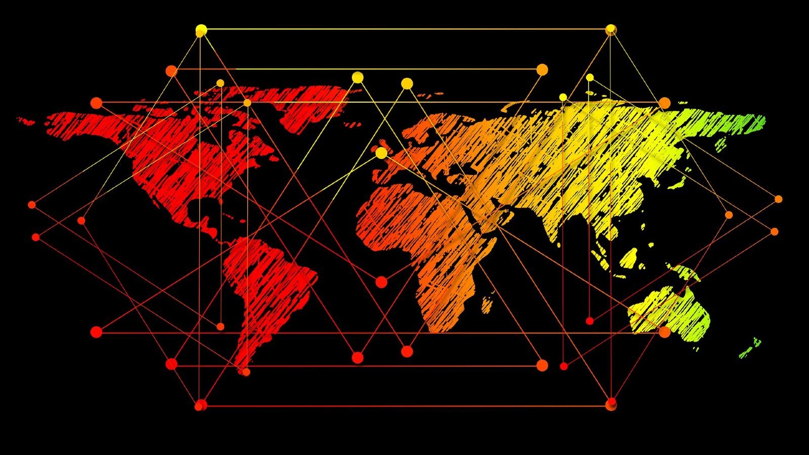 Globe map