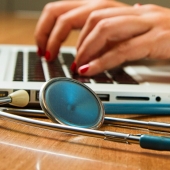 Laptop Doctor Stethoscope Hospital