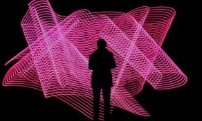 Hacker Spyware Surveillance Man Lights