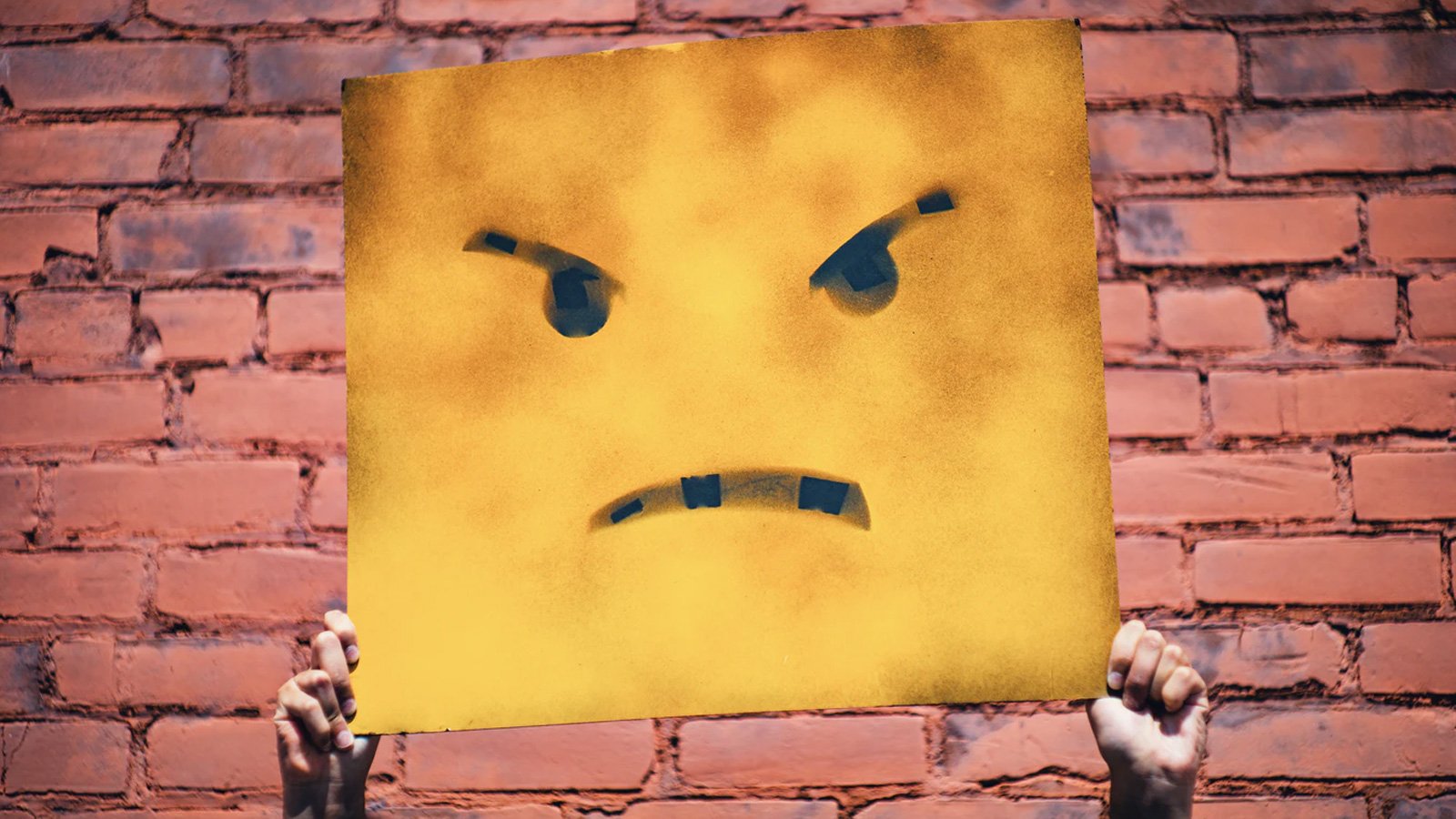 Angry face