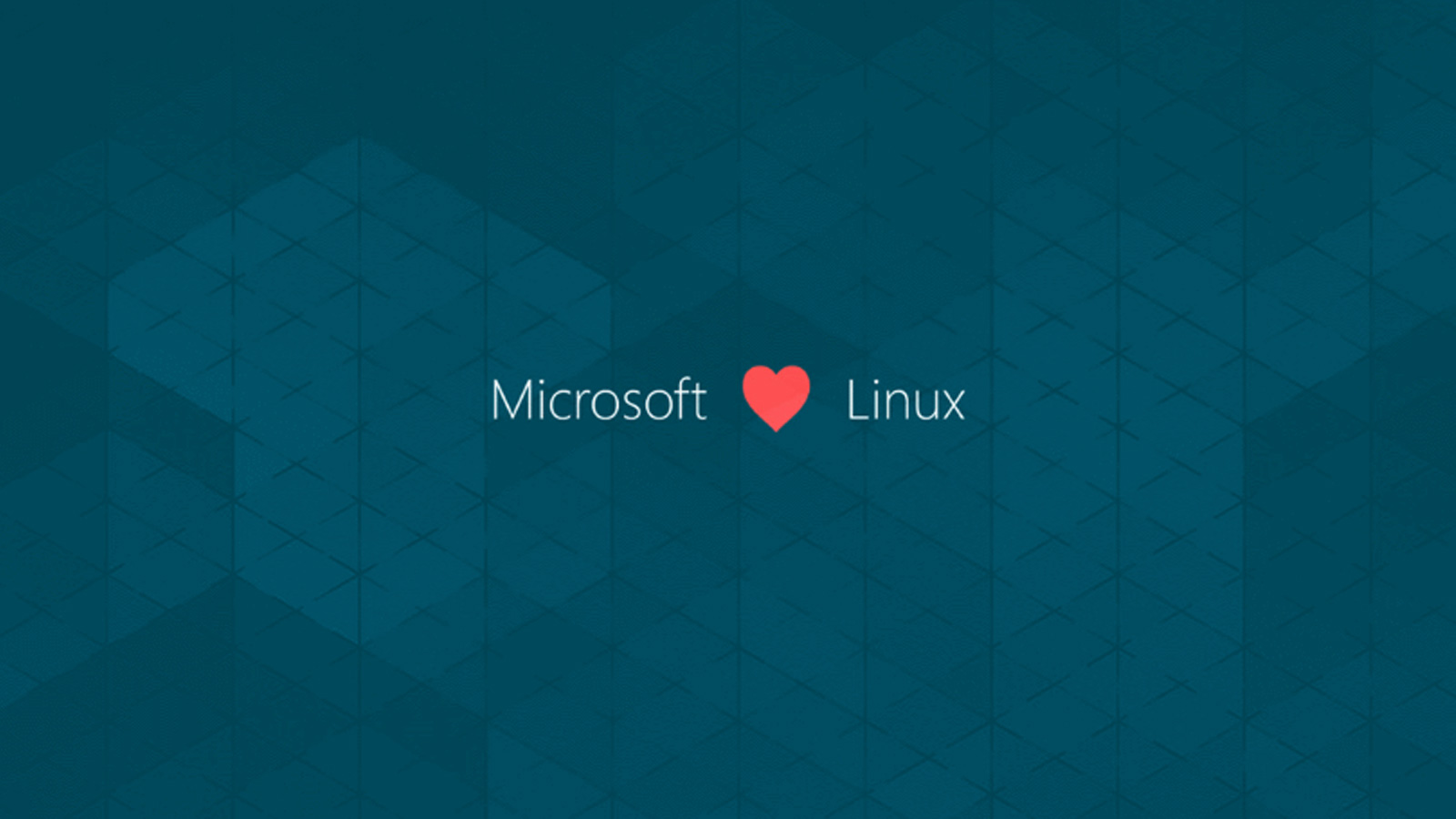 Microsoft loves Linux header