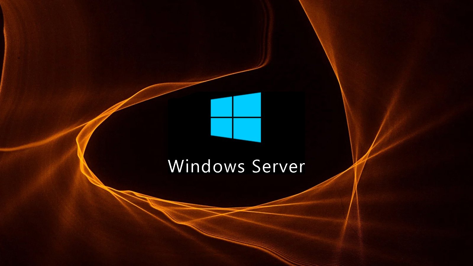 Windows Server on fire