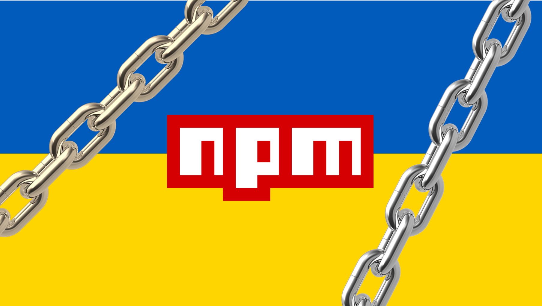 ukrayna bayrağı npm