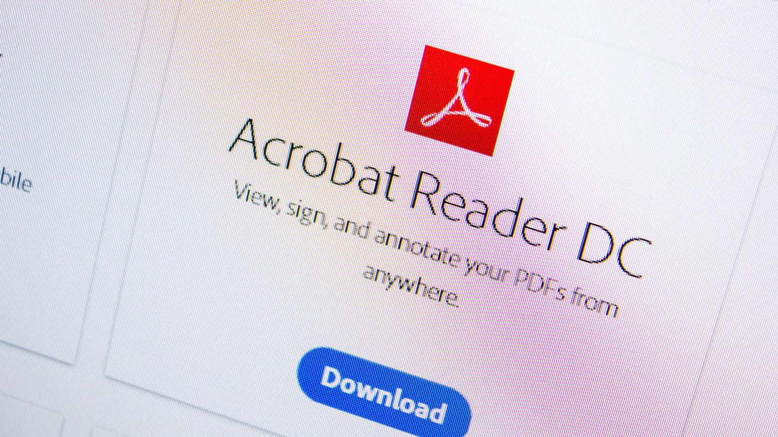 Adobe Acrobat can block antivirus programs from checking PDF files