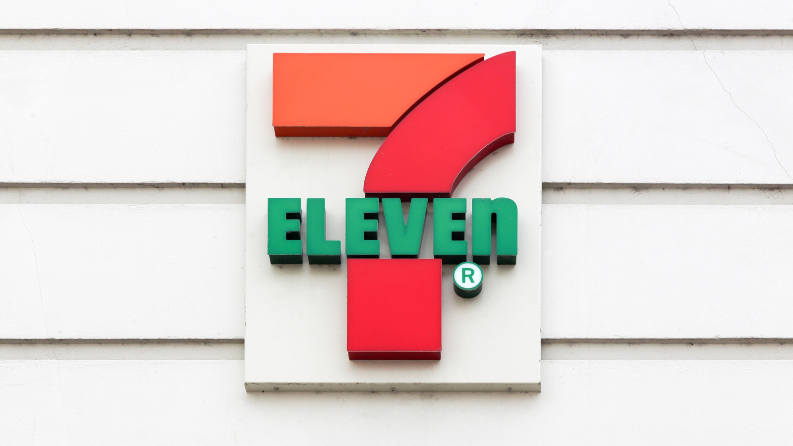 7-Eleven sign on a store in Aarhus, Denmark