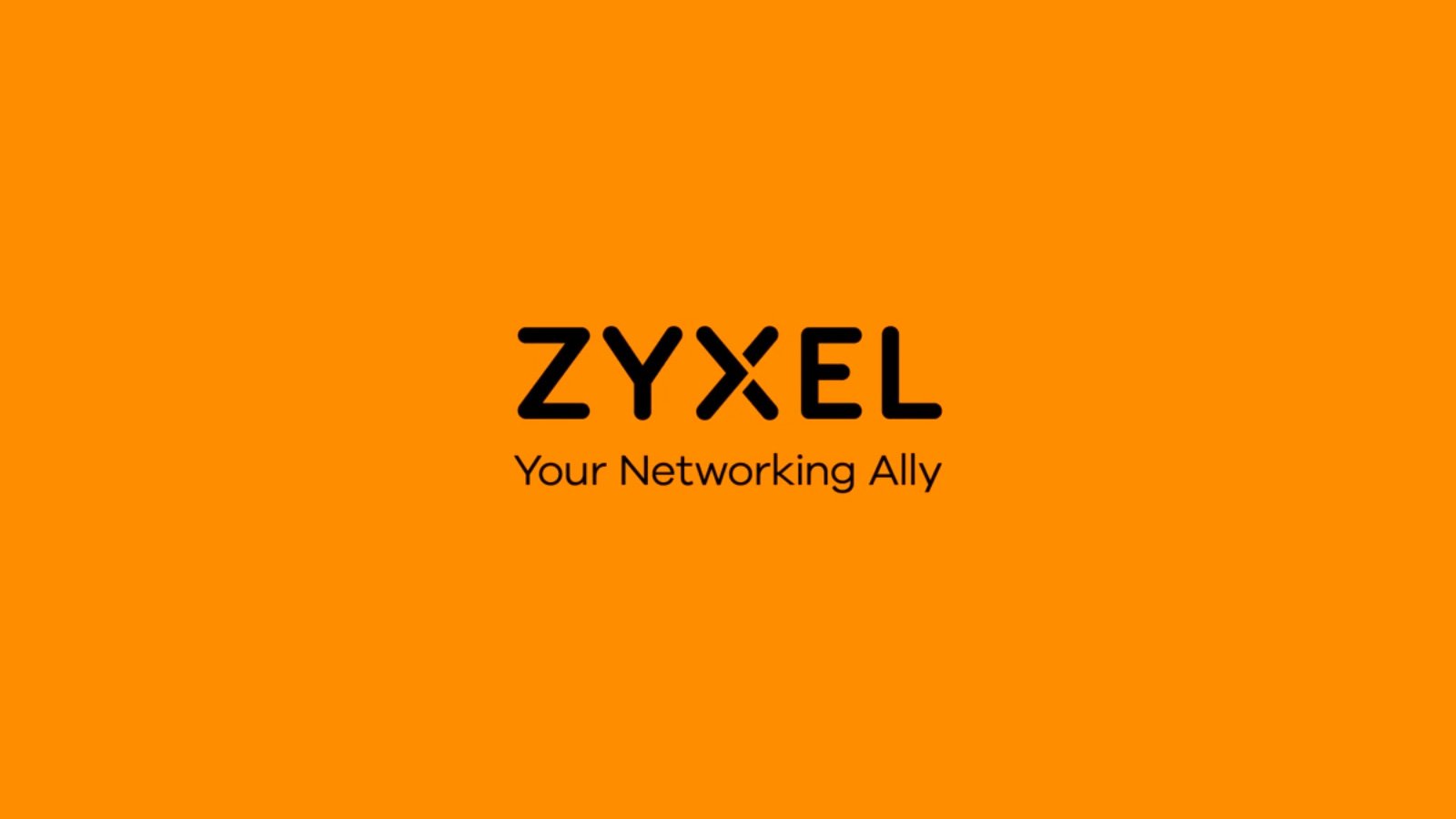 Zyxe logo on a orange background