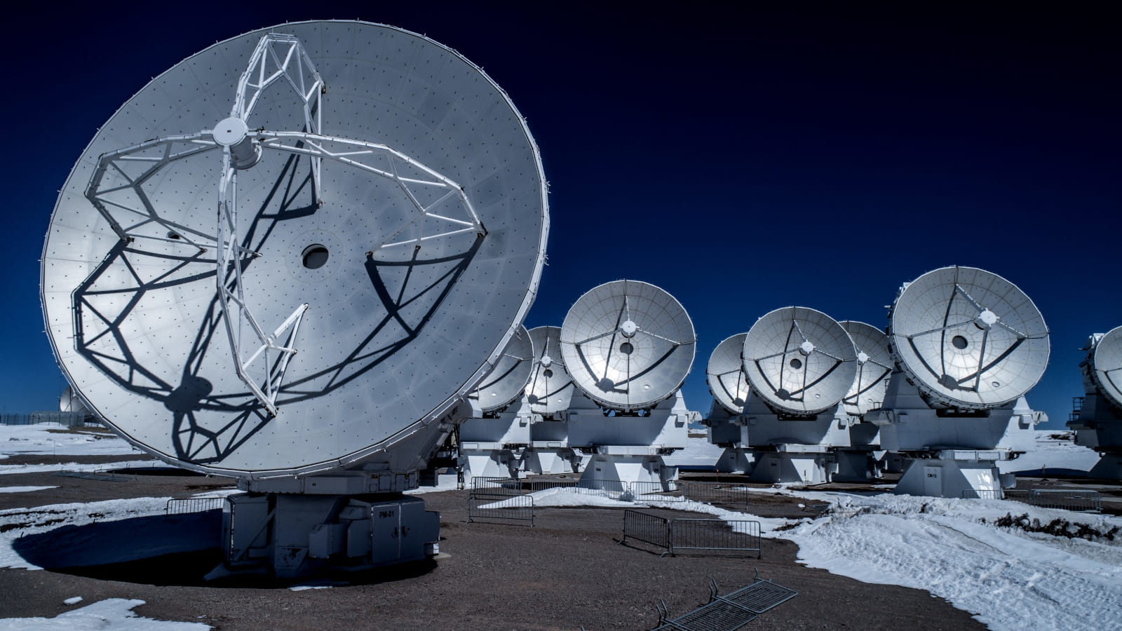 satellite dish farm