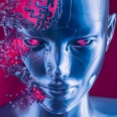 AI Hacker Robot Artificial Intelligence