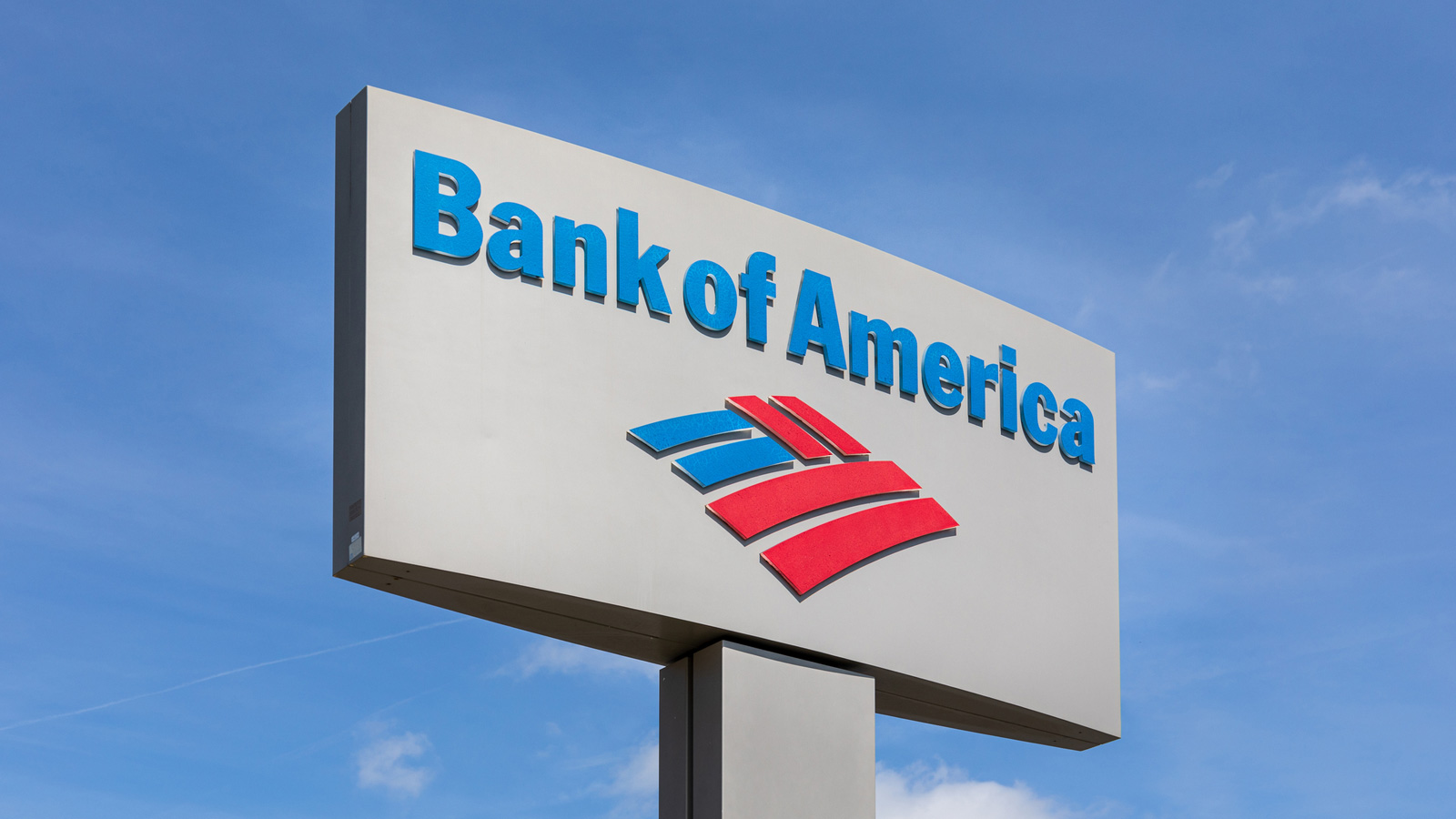 Bank of America sign