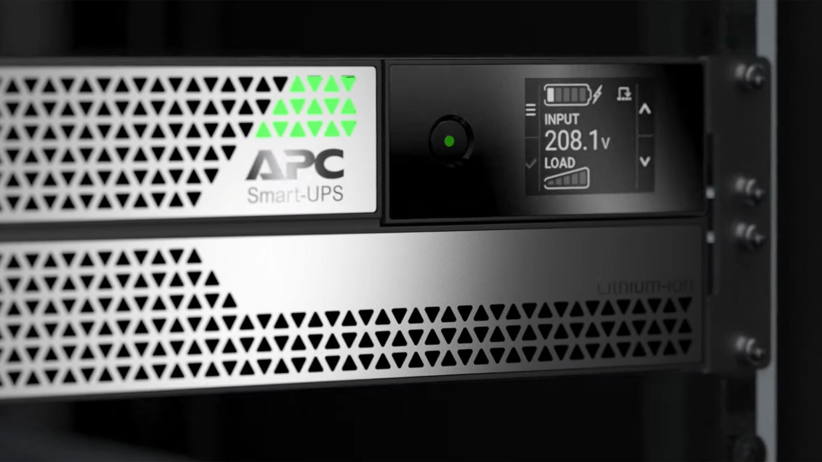 UPS de APC en un rack de servidores