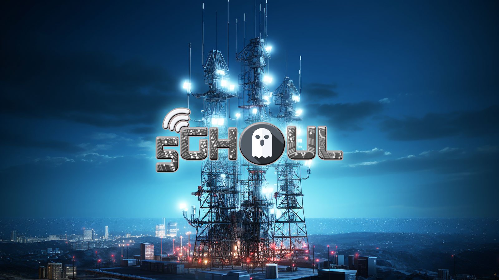 5Ghoul logo on a cell tower