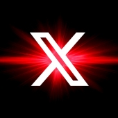 Twitter X flare