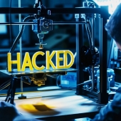Hacked 3D printer