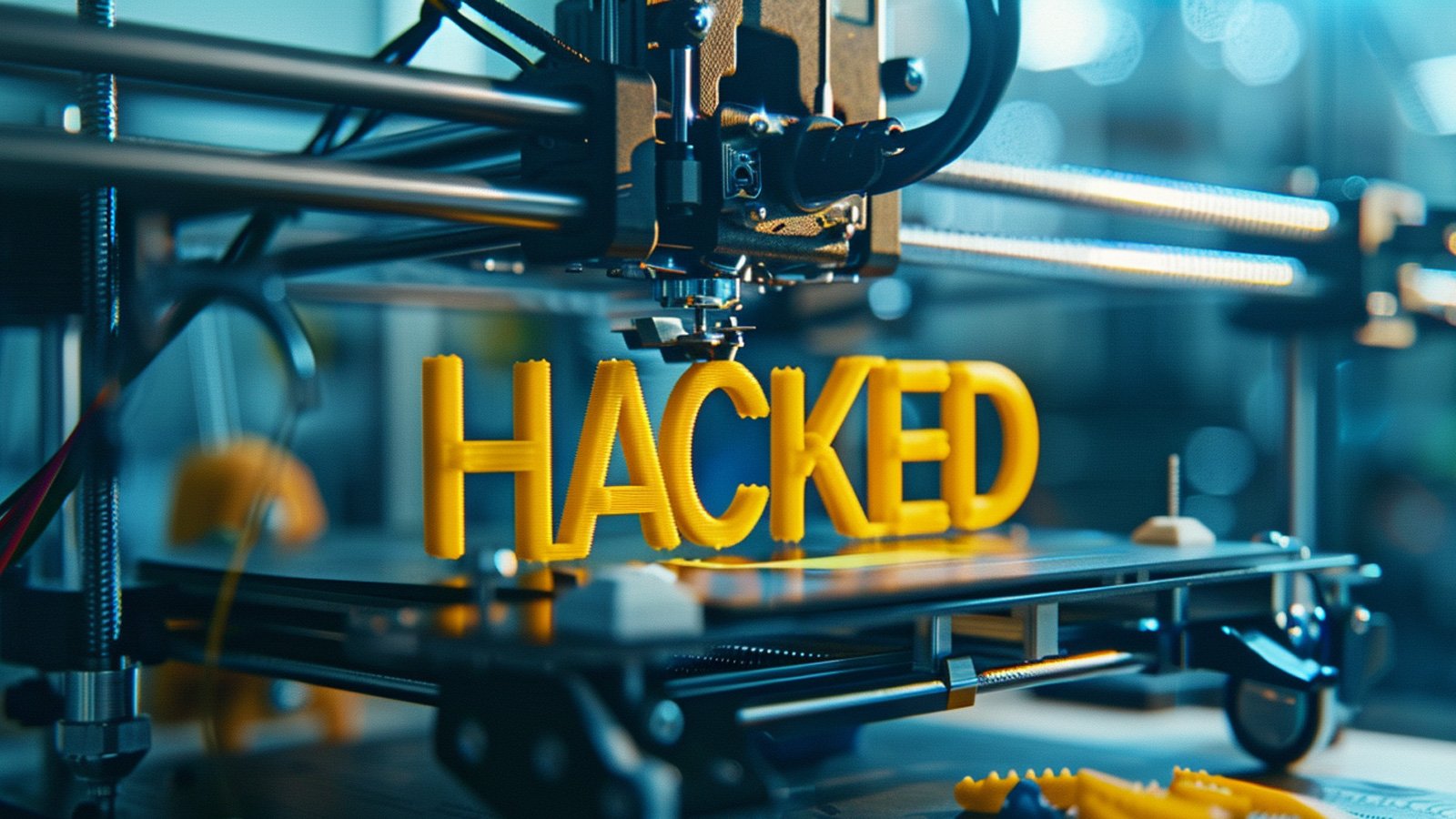 3D printer printing hacked