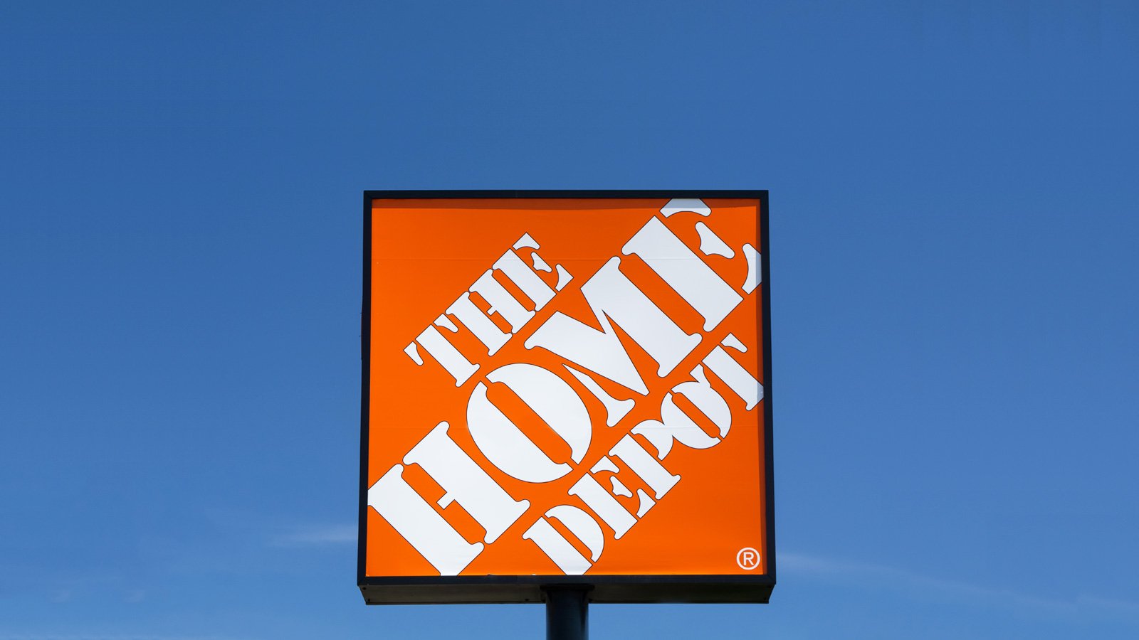 The Home Depot sign